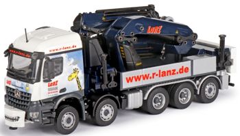 CON78224/0 - MERCEDES BENZ Arocs 10x4 con grúa de descarga PALFINGER PK 200002L LANZ