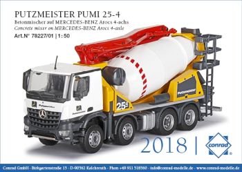 CON78227/01 - Tupí MERCEDES-BENZ Arocs 8x4 PUTZMEISTER con brazo bomba