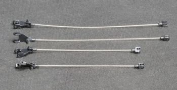 YCC783C-4 - Cables Arrow metalizados LG 1550 Negro RAL9005