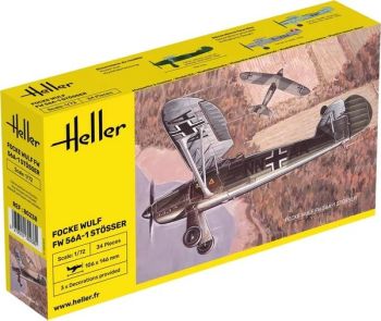 HEL80238 - Avión militar FOCKE-WULF FW 56A-1 Stösser para ensamblar y pintar