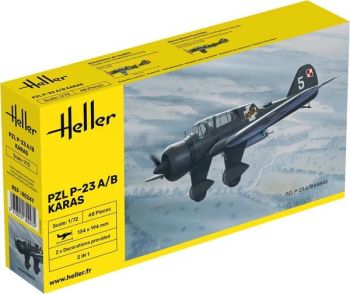 HEL80247 - Avión militar PZL 23 Karas para ensamblar y pintar