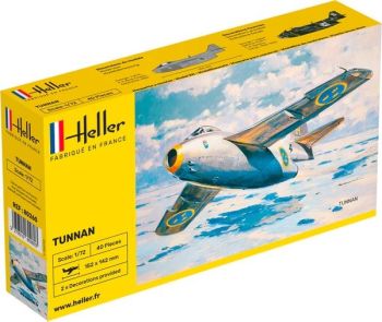 HEL80260 - Avión militar SAAB J29 Tunnan para ensamblar y pintar