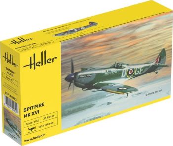 HEL80282 - Avión militar Spitfire MK XVI para montar y pintar