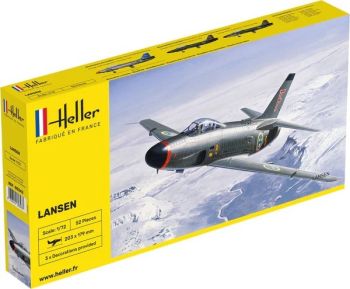 HEL80343 - Aviones militares SAAB Lansen para ensamblar y pintar