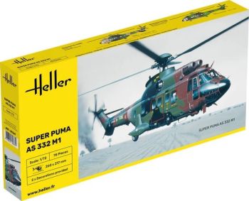 HEL80367 - Helicóptero militar SUPER PUMA AS 332 M1 para montar y pintar
