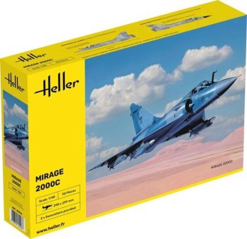 HEL80426 - Kit de avión de combate Dassault Mirage 2000 C para montar y pintar