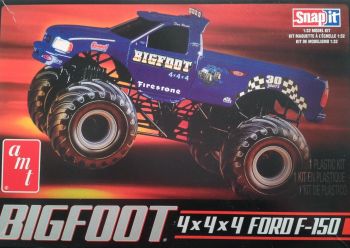 AMT805L/12 - FORD F-150 4x4x4 BIGFOOT para montar y pintar