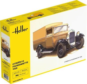 HEL80703 - CITROEN C4 Furgón 1928 para montar y pintar