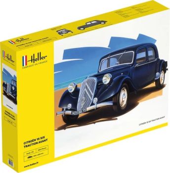 HEL80799 - Citroen 15 SIX Traction Avant para montar y pintar
