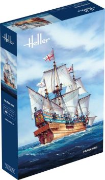 HEL80829 - Velero Golden Hind – kit de montaje y pintura