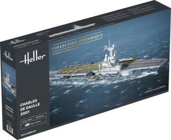 HEL81072 - Portaaviones CHARLES DE GAULLE - Colección histórica para montar y pintar