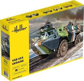 HEL81130 - Vehículo militar ucraniano VAB 4x4 para montar y pintar