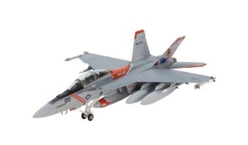 FOV814034B - Avión de combate Boeing F/A-18F Super Hornet estadounidense - Armada de EE. UU. - Escuadrón VFA-102 - Diamond Blacks - 60.º aniversario