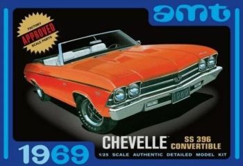 AMT823/12 - CHEVROLET Chevelle Cabriolet 1969 para montar y pintar