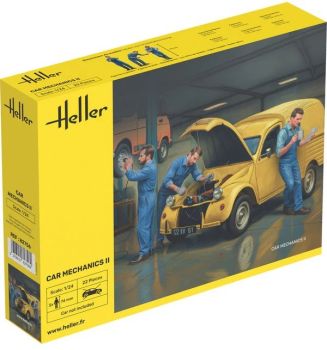 HEL82756 - Conjunto II Mecánica de Autos para Armar y Pintar