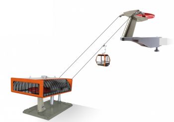 JC84380 - Telecabina naranja y gris