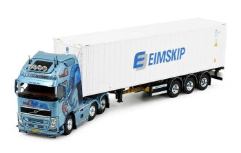 TEK84994 - VOLVO FH04 Globtrotter XL 6x2 mit 3-achsigem Containeranhänger und 40-Fuß-Kühlcontainer GULDAGER-BIG G