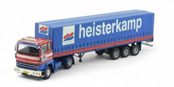 TEK85251 - FORD Transcontinental 4x2 con remolque de lona HEISTERKAMP de 3 ejes
