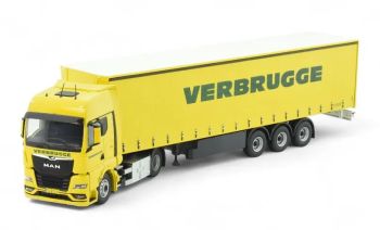 TEK86679 - MAN TGX GX 4x2 con remolque de lona de 3 ejes