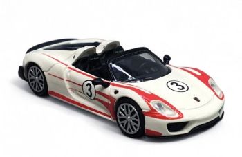 MNC870062137 - PORSCHE 918 Spyder #3 2015 Blanco con franjas rojas