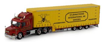 TEK80743 - SCANIA T143 6x4 con lona remolque 3 Ejes STJARNSTROM