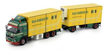 TEK80934 - VOLVO FH12 Gl. Carrier 6x4 con remolque 2 Ejes GAM BAKKER