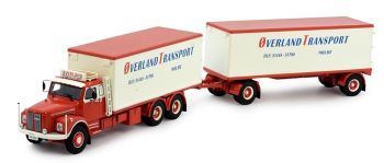 TEK82117 - SCANIA LS76 6x4 rígido con remolque 2 Ejes OVERLAND