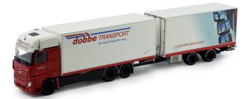TEK82442 - MERCEDES Actros MP4 6x2 autocargador con remolque 2 Ejes DOBBE Transporte