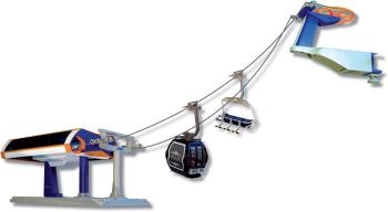 JC84390 - Remonte con góndola y telesilla Azul y Naranja
