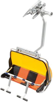 JC87150 - Telesilla para 4 personas Black and Orange Orange Bubble