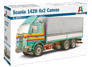 ITA90762 - SCANIA 142H 6x2 Canvas Carrier para ensamblar y pintar