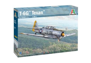 ITA92652 - Avión militar NORTH American T-6G Texan para ensamblar y pintar.