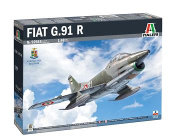 ITA92645 - Avión de reconocimiento FIAT G.91 R para ensamblar y pintar