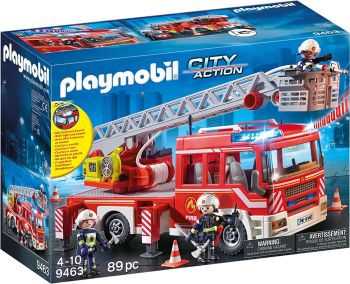 PLAY9463 - Camión de bomberos con escalera giratoria