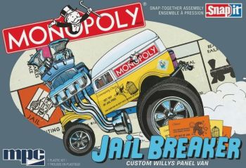 MPC946M/12 - Jail Breaker Custom Willys - MONOPOLY para montar