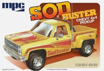 MPC972/12 - CHEVROLET Stepside Pick-up 1981 - Sod Buster para montar y pintar