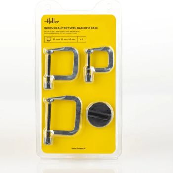 HEL99003 - 3 pinzas con base magnética
