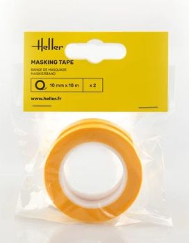 HEL99013 - 2 rollos de cinta de enmascarar de 10 mm x 18 m
