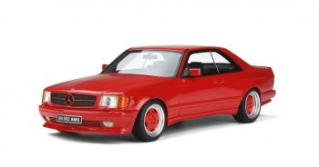 OT995 - MERCEDES W126 560 SEC WIDE BODY 1986 rojo