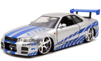 JAD97158 - NISSAN Skyline GT-R gris 2002 RÁPIDO Y FURIOSO