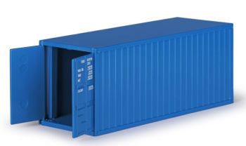 CON99928/17 - Contenedor 20 Pies Azul
