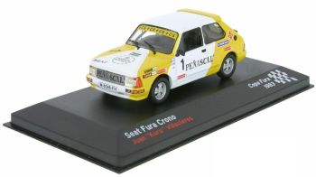 AKI0157 - SEAT Fura Crono #1 amarillo y blanco Juan Kura Villacieros Copa fura 1983