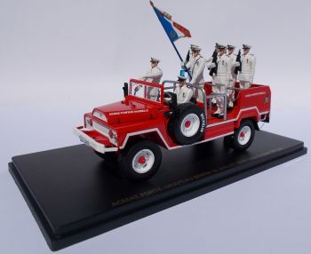 ALERTE0087 - Bombero ACMAT BMPM abanderado Marins Pompiers de Marseille con figuritas limitado a 350 ejemplares