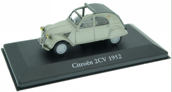 ATL2891016 - CITROEN 2CV 1952 capota semiabierta gris serie My Mythical Cars