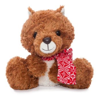 AUR09870 - Ardilla de peluche - 22 cm