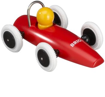 BRIO30077 - Coche de carreras rojo de madera