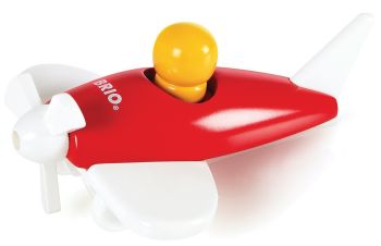 BRIO30205R - Planeador de madera rojo
