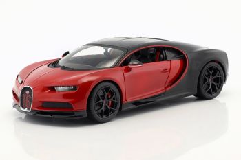 BUR11040RO - BUGATTI Chiron Rojo y negro