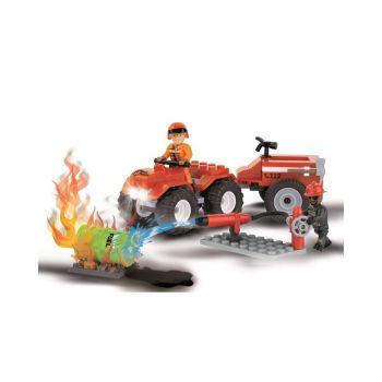 COB1472 - Quad Bombero con 2 Personajes - 90 Piezas