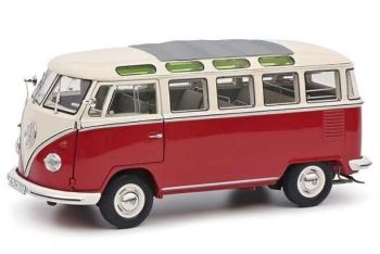 SCH0454 - Combi en rojo - VOLKSWAGEN SAMBA T1B